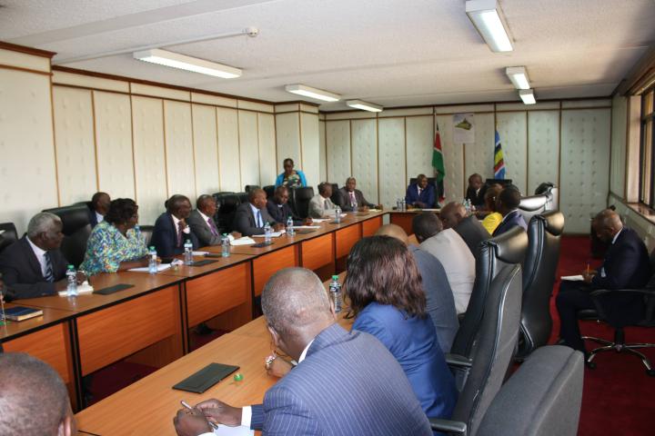 State Agency and Departmental heads in the meeting 